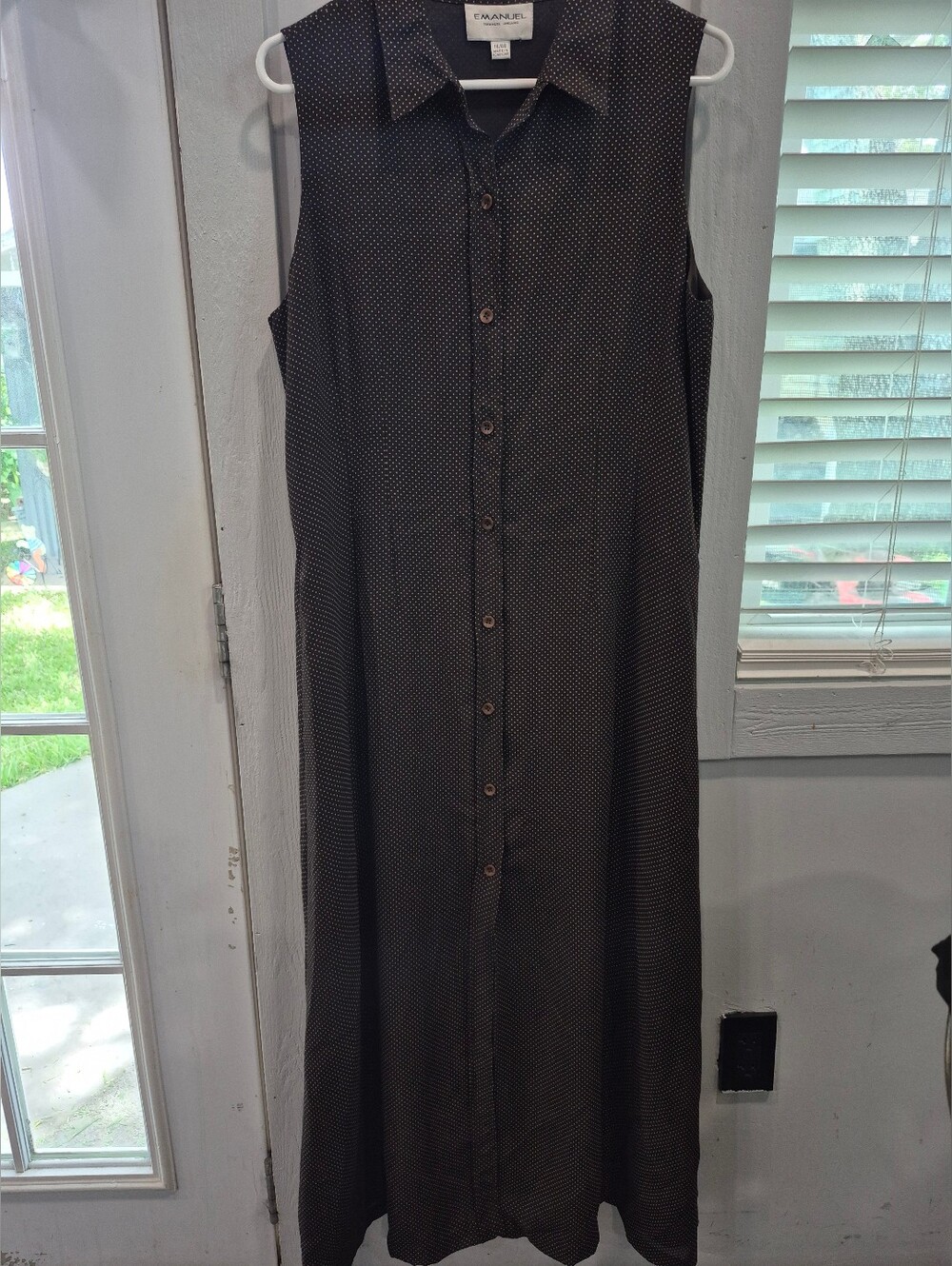 Emanuel ungaro Y2K Sleevekess Polka Dot Dress